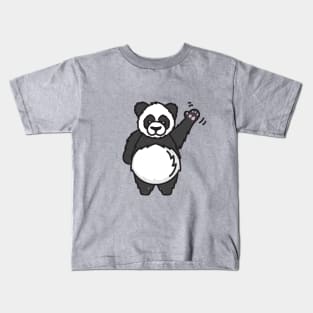 Hello Giant Panda Bear Kids T-Shirt